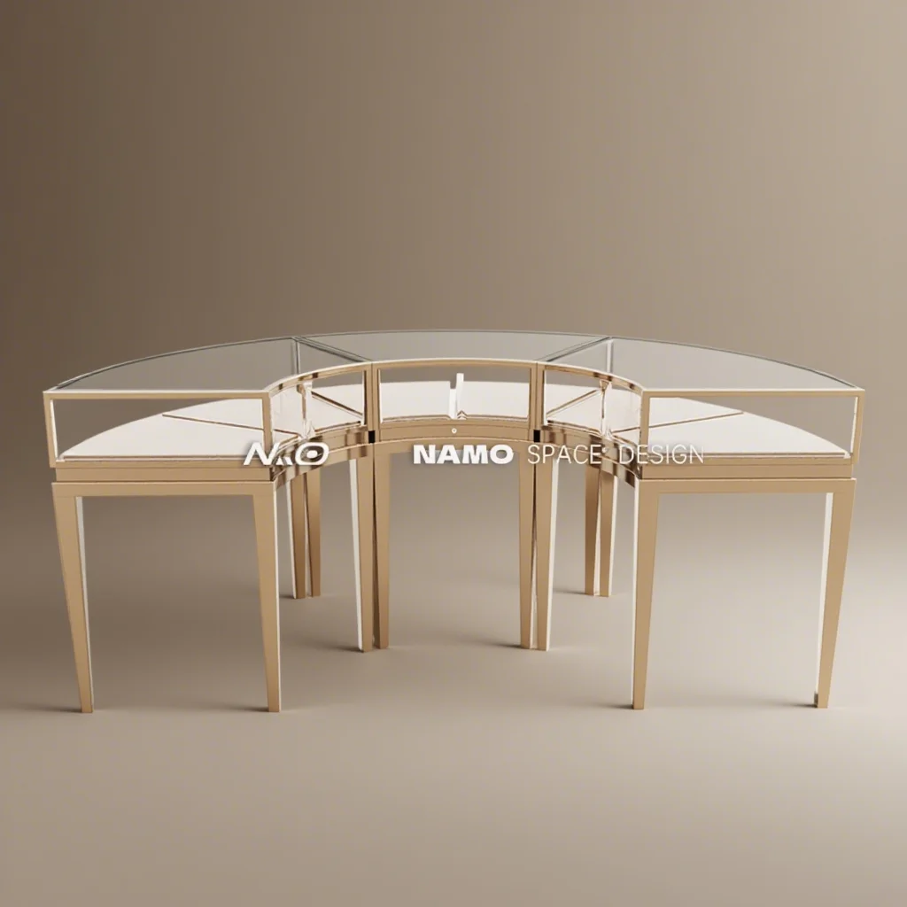 

Custom.Jewelry Store Designs Commercial Jewelry Stand Counter Display Cabinet Showcase Shelf Rack for Jewelry Display