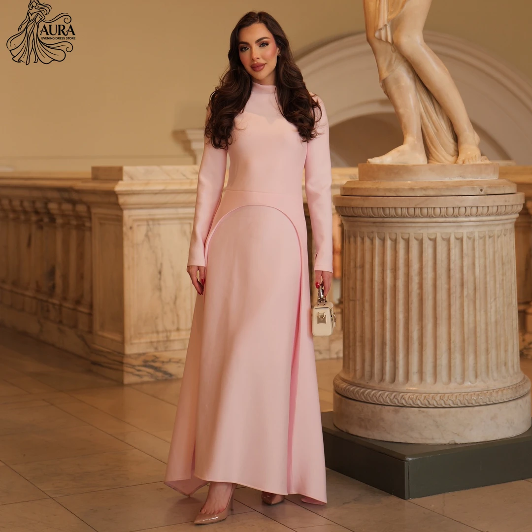 

Aura Women's Prom Dress 2026 Lapel A Word Reception Dresses for Weddings Custom Made Korean Popular Dress Satin Elegant Gown