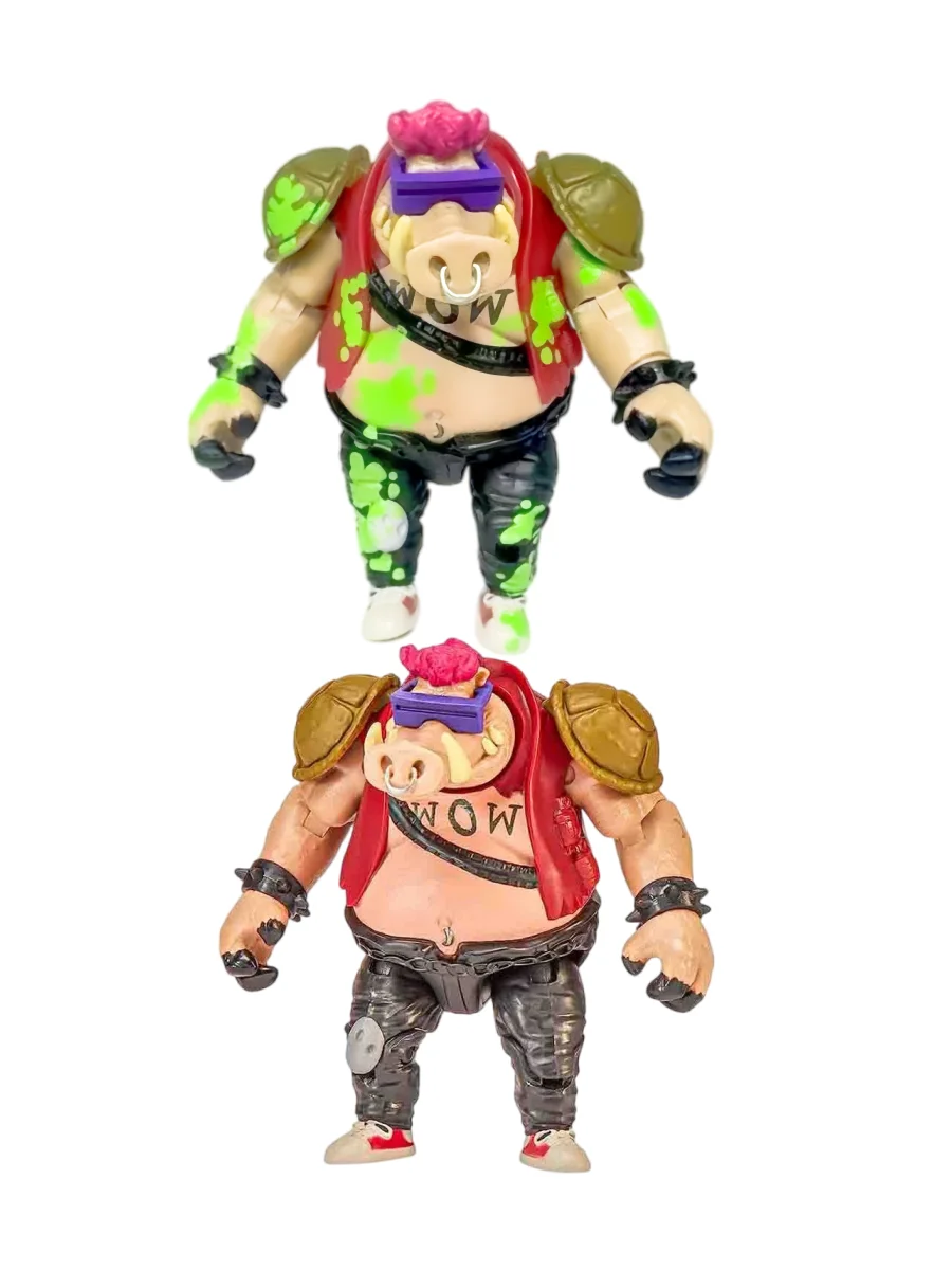 TMNT Actionfiguren April O'Neil Bebop Ooze Splattered Edition, bewegliche Gelenke, Tischdeko, Sammlerstücke, Spielzeug, Geburtstagsgeschenke