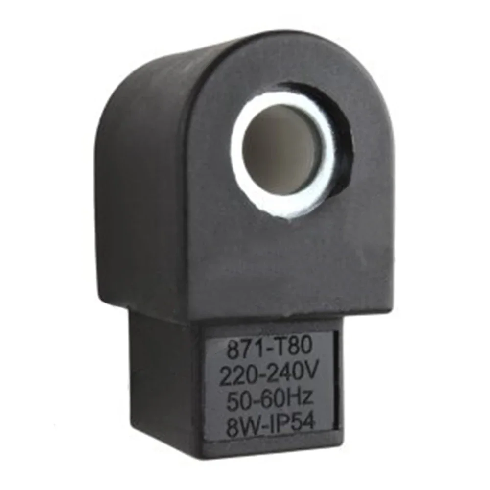 

For Boiler Systems 220-240V Solenoid Coil 3713871SAV Solenoid Replaces 3713798 Ambient Temperatures Up To 80°C Color: Black