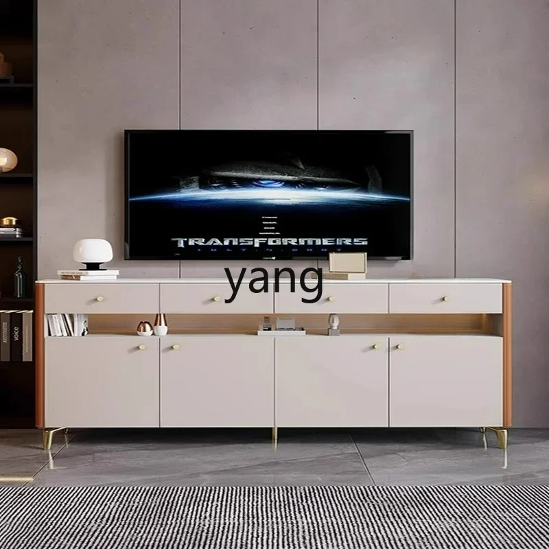LTT Luxury Saddle Leather Sideboard High-End Bedside Cabinet Modern Home High-End Storage Cabinet