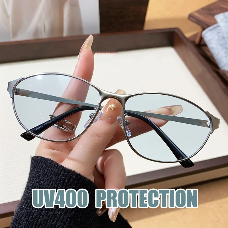 

Men Women Retro Cat Eye Sunglasses Unisex Vintage Street Hip Hop Sun Glasses Shades Trendy New UV400 Metal Frame Eyewear
