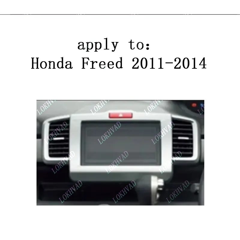 2 Din Car DVD Fascia Multimedia for Honda 2008-2013 FIT MPV FREED 10.1 Inch MP3 MP5 Video Audiostereo Panel Frame Cables Harness