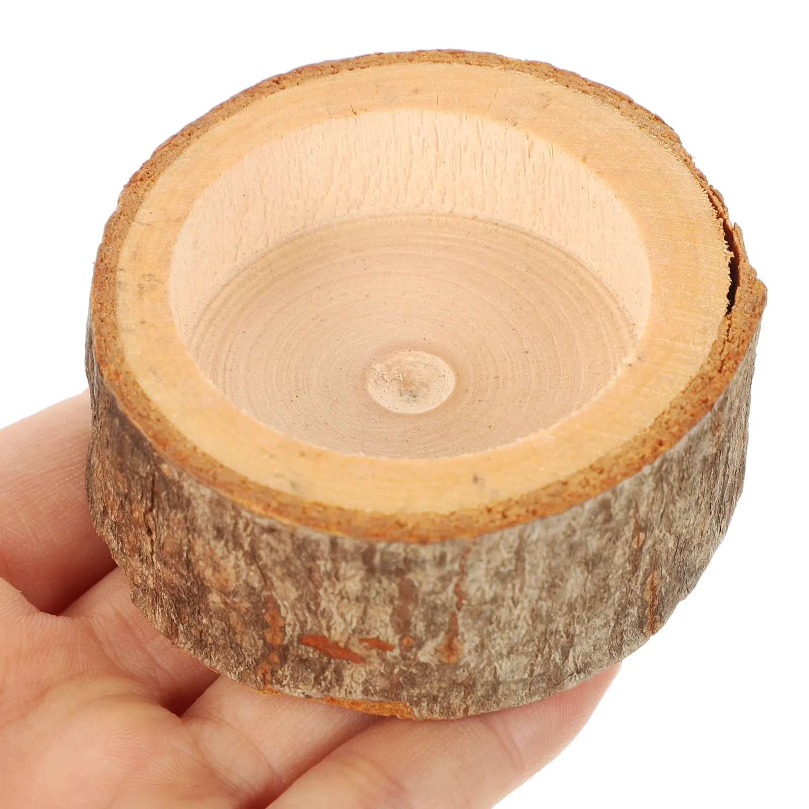 

Набор из 12 декоративных деревянных подсвечников: натуральные деревянные подставки для свечей для гостиной, фермерского дома, свадьбы, вечеринки