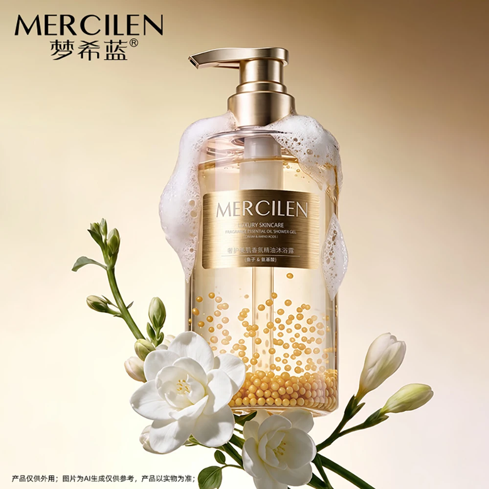 Collagen Amino Acid Shower Gel Moisturizing Tender Smooth Whitening Caviar Body Wash Body Care Oil Control Refreshing Body Care