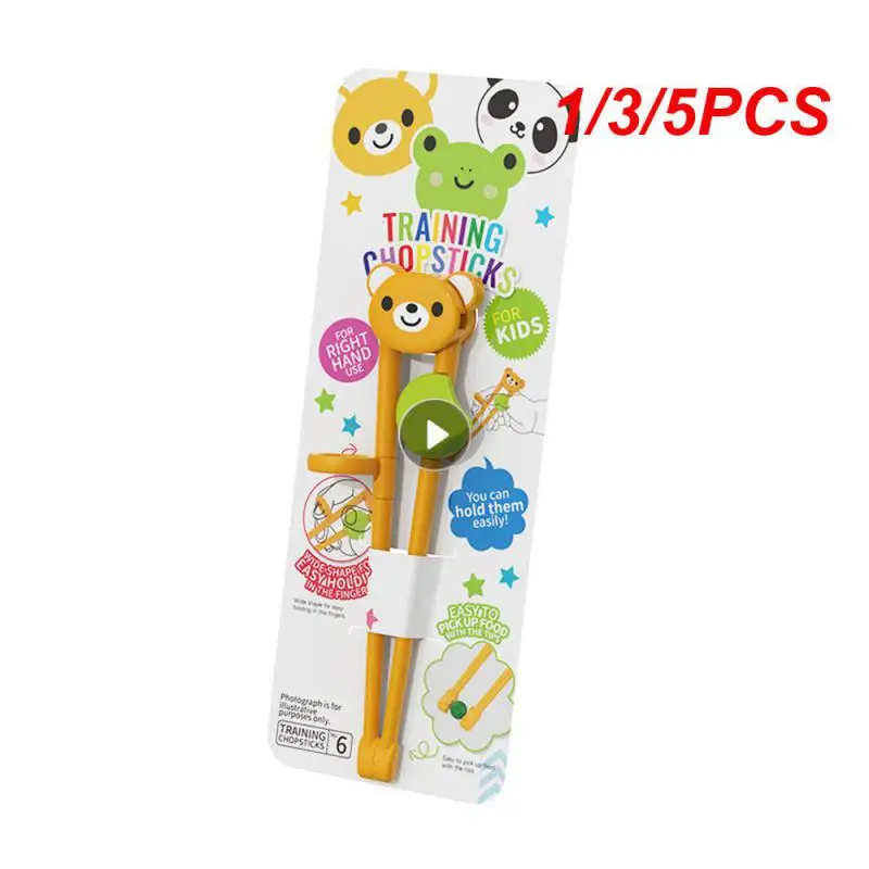 1/3/5PCS Childrens Chopsticks Safety Lightweight Bpa Free Highest Rated Light Popular Choice Early Childhood Education Tableware