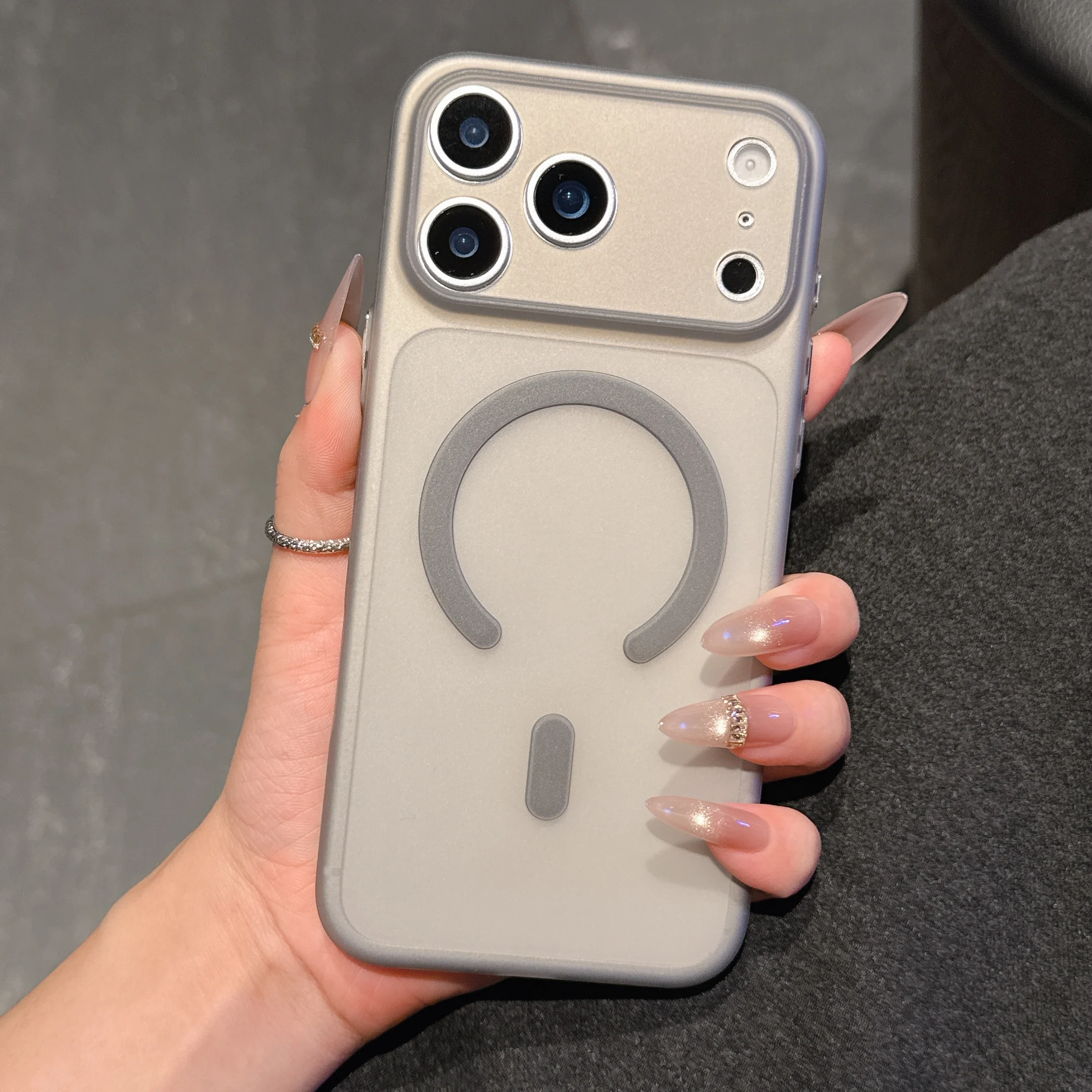 

Ultrathin Simple Magnetic Phone Case For iPhone Air 17 12 13 14 15 16 11 Pro Max Plus For Magsafe Soft Matte Protect Phone Cover