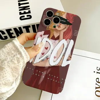 Pepakomi BTS 手機殼 FUNDA 適用於 iPhone 16 15 14 13 12 11 Plus Pro Max Mini 精準孔位匹配保護膜 8 最佳銷售 BTS iPhone手機殼 - №7