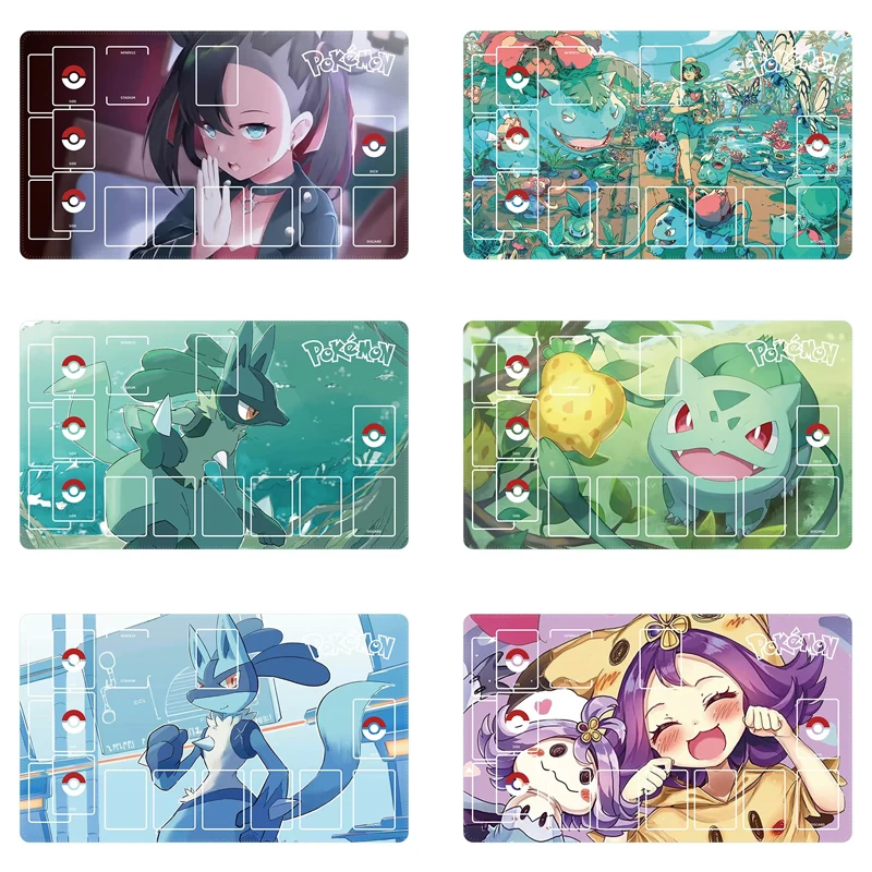 

Cartoon Anime PTCG Battle Mat Froggy Dog Card Mat Marry Card Battle Board Solo Mat Table Mat