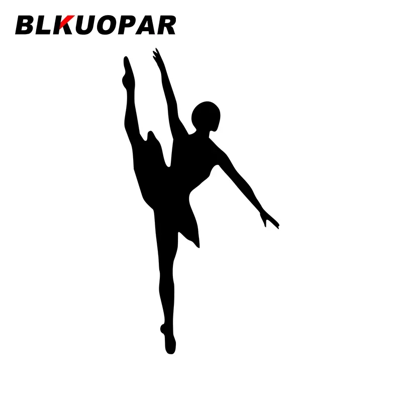 

BLKUOPAR For Dance Ballerina Car Stickers Car Accessories Decal Windshield Window Waterproof Campervan Sunscreen Vinyl Car Wrap