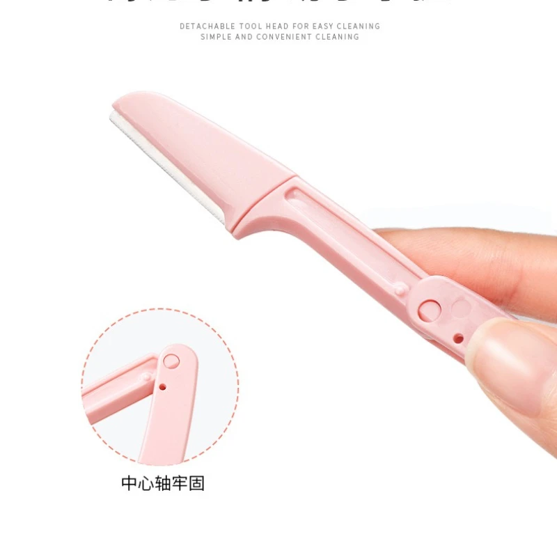 1/3pc Sicuro Pieghevole Ladies Rasoio Sopracciglia Portatile Rasoio Viso Strumenti di Bellezza Resistente Ai Graffi Rasoio Sopracciglia Set di Strumenti di Trucco