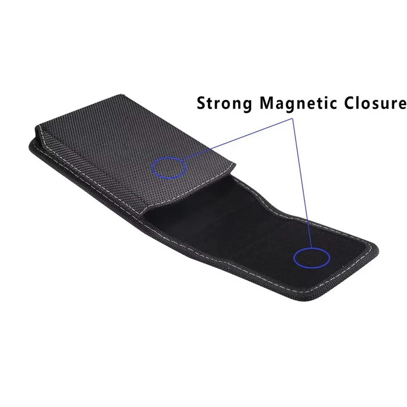 For BlackBerry KEY2 LE Evolve X Magnetic Flip Case Phone Pouch For BlackBerry Evolve Motion Aurora Oxford Cloth Waist Bag Cover