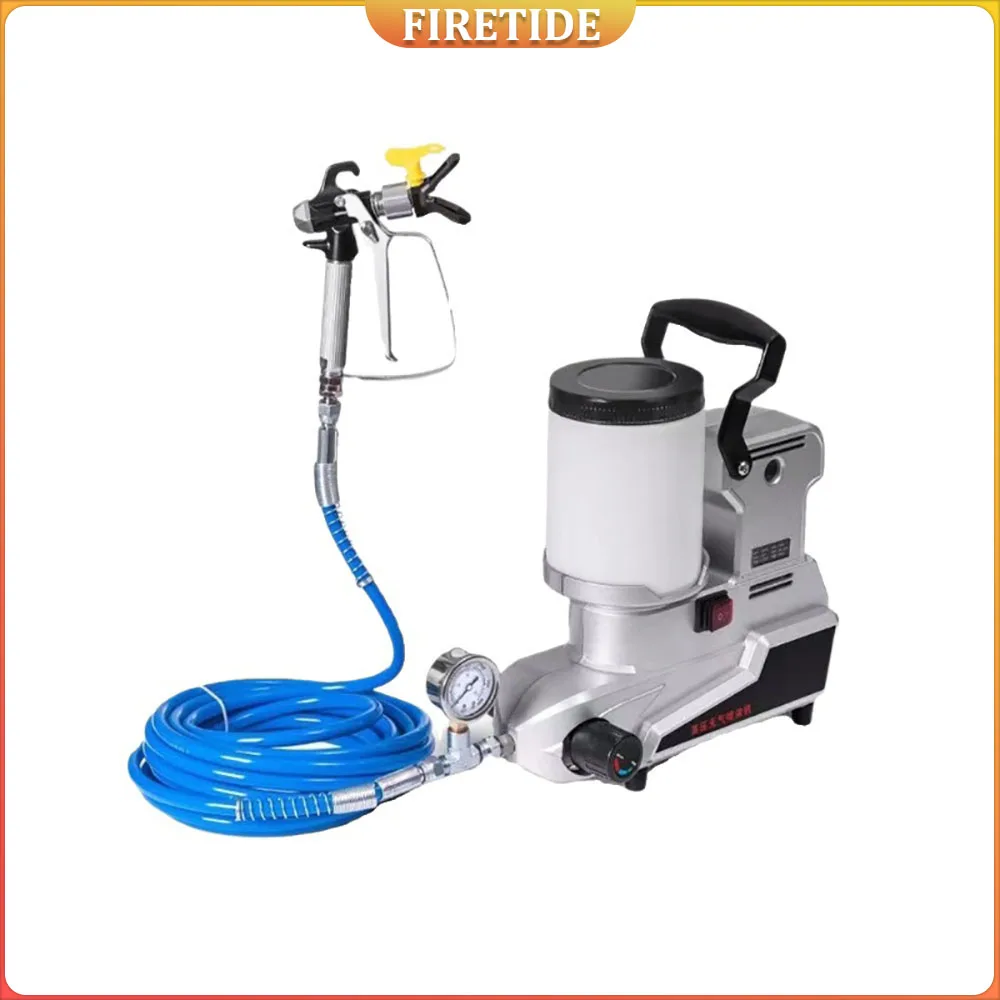 

Электрический безвоздушный распылитель краски высокого давления, новый многофункциональный портативный безвоздушный распылитель 1600 Вт, латексная краска