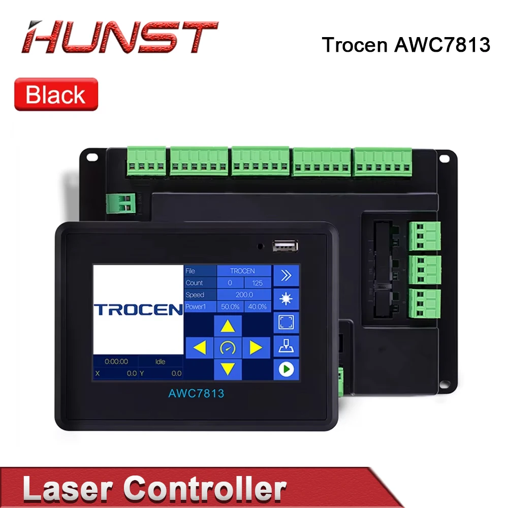 HUNST Trocen AWC7813 Co2 Laser Controller DSP Control System DIY Laser Control Replace AWC608 AWC708 6442G 6445G