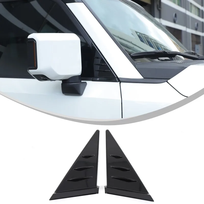 

ABS For 2024+ Toyota Prado Rearview Mirror Side Triangular Spoiler Trim Car Accessories