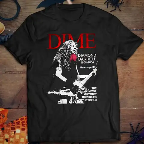 Dimebag Darrell T Shirt Damageplan Cowboys from Hell Metal Magic