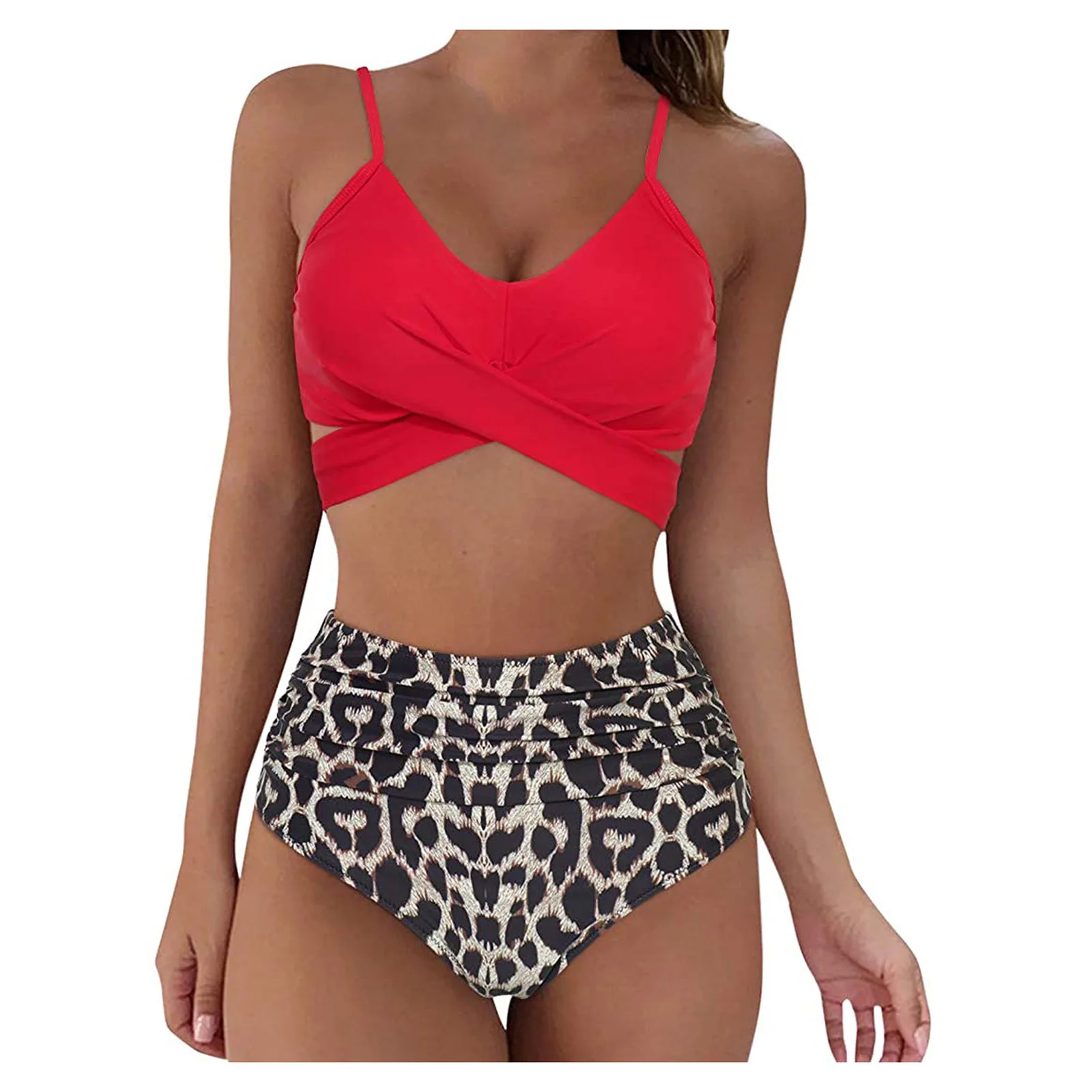 

Swimsuits For Women Two Piece Swimsuit Sexy Push Up Bikini Sets High Waist Swimwear Brazillian Tankini Bathing Suits