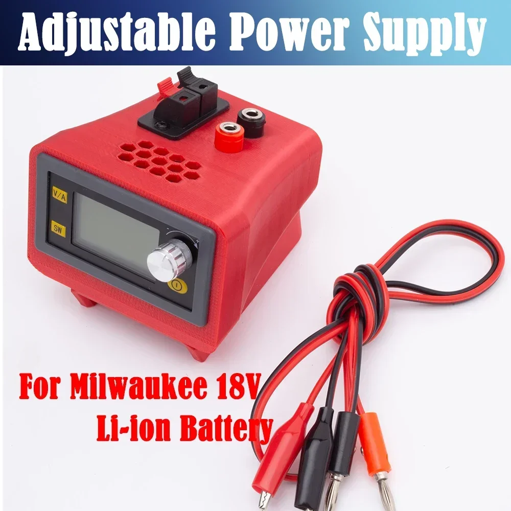 Imagem -02 - Fonte de Alimentação de Comutação Regulada Estável de Tensão dc Portátil Cnc Ajustável para Bateria de Lítio Milwaukee 18v sem Bateria