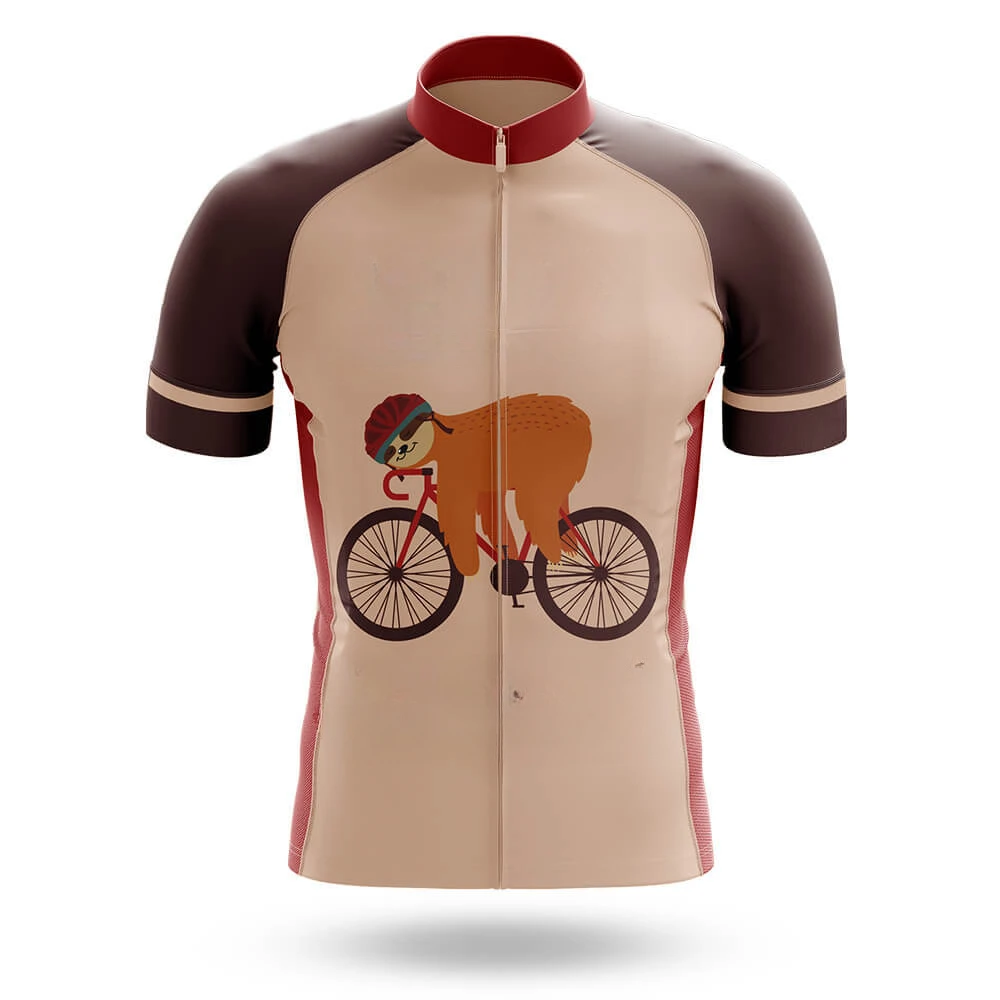 Cycling Jerseys Man 2023 Summer Short Sleeves Bike Jersey Sloth Team Breathable Maillot Ciclismo