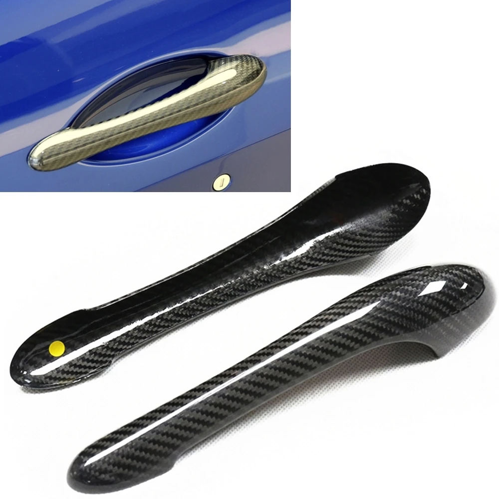 Carbon Fiber Car Exterior Handle Cover Handknob Cap Shell For Maserati GranTurismo GC GT GTS MC Coupe GranCabrio 2007-2018