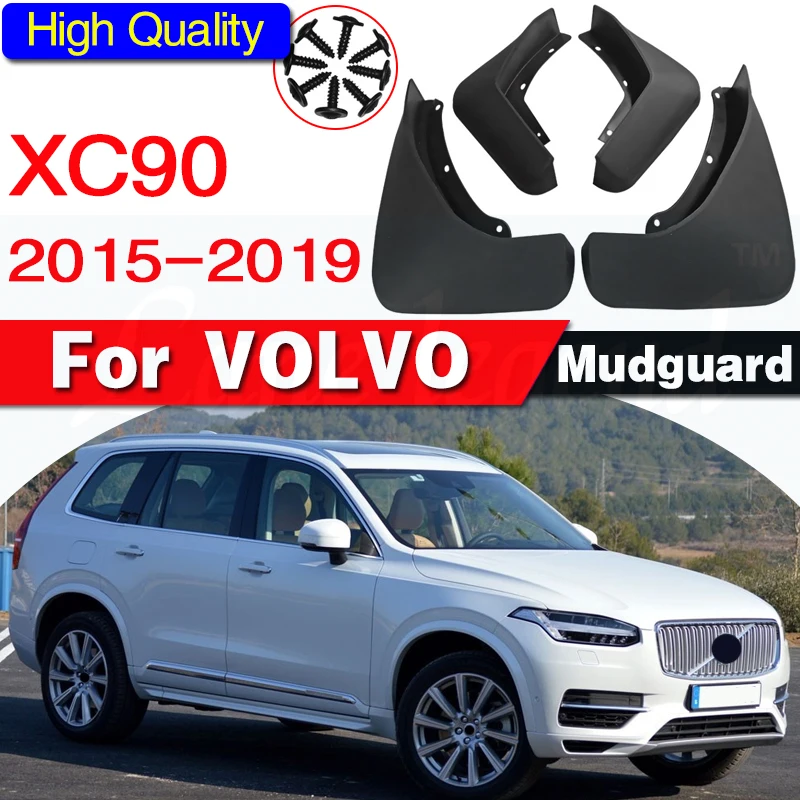 

For VOLVO XC90 2015- 2019 Mudflaps 2015 2016 2017 2018 2019 Front Rear Car Mud Flaps Splash Guards Mud Flap Mudguard Fender