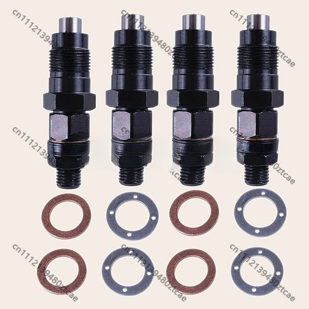 4Pcs Diesel Fuel Injector 23600-59105 for 2.4L 2.8L 2L 3L Engine Pickup & Van