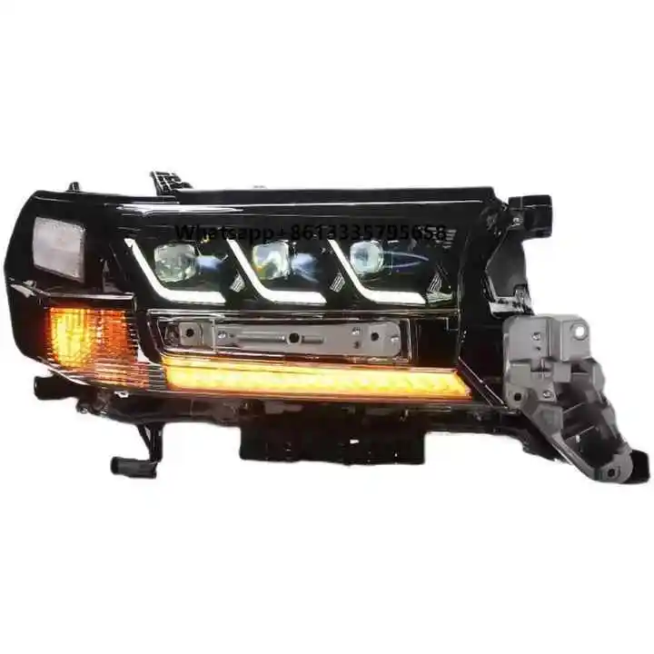 

2016-2019 Land Cruiser LC200 Car Accessories New LED Headlights with DRL Head Lamp and Fog Lights 12V Front Accessory