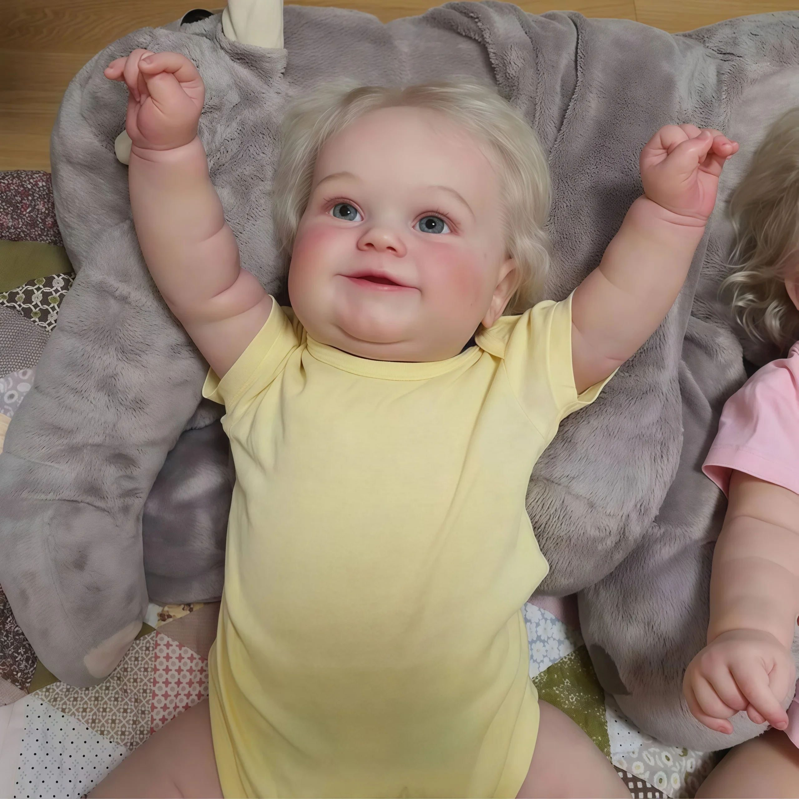 

A 50cm Reborn Doll Baby Doll - Full Silicone Vinyl Girl Body - 20 Inch 3D Painted Skin Realistic Doll Toy Christmas Gift