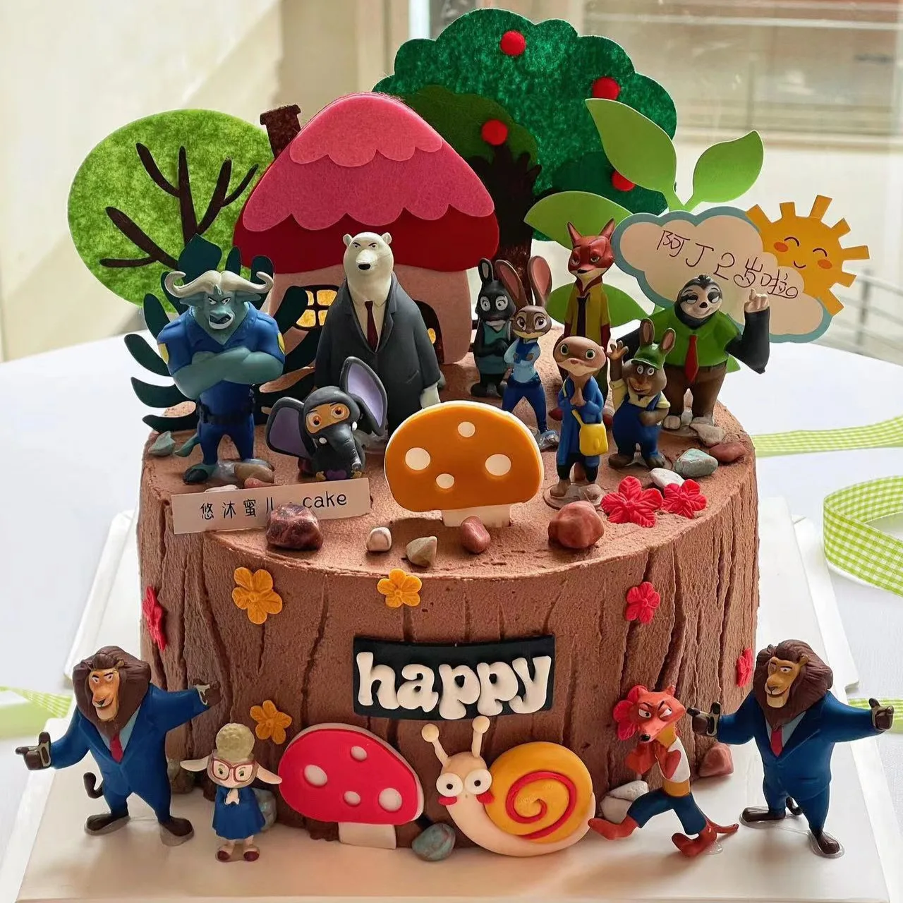 12PCS Disney Zootopia Actiefiguren Konijn Judy Hopps Fox Nick Wilde Collectible Decor Desktop Ornamenten voor kinderen Geschenken