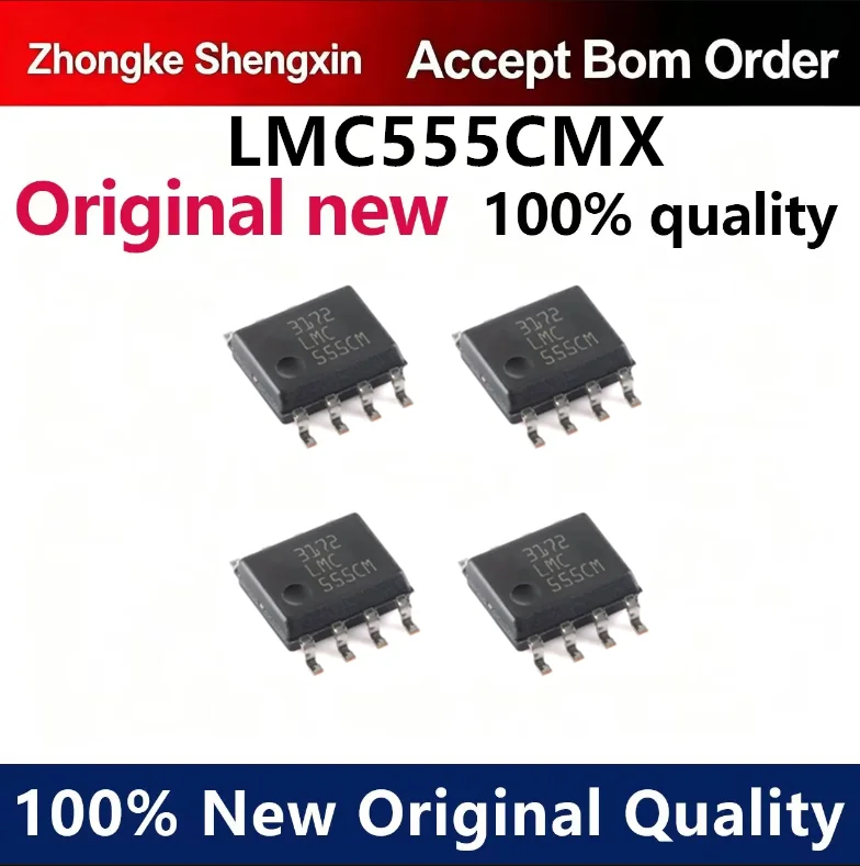 （5pcs-10pcs）Brand new original genuine LMC555 LMC555CM LMC555CMX imported SOP-8 patch with 8 pins