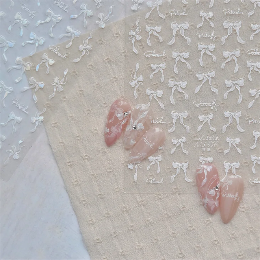 Autocollants Adhésifs 5D Mignons pour Nail Art, Accessoire Simple de Haute Qualité, Biscuits de Noël Décoratifs, 1 Pièce