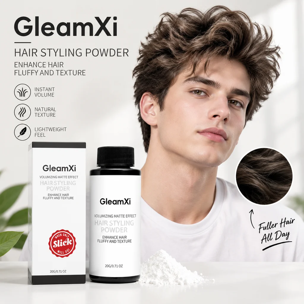 Hair Styling Powder Oil Control Volumizing Fluffy Hair Powder Natural Matte Lightweight Long-Lasting Styling For Men Women 20g