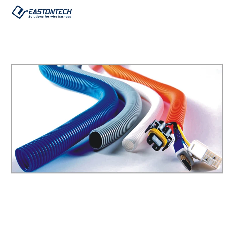 EW-12F Automatic electrical flexible conduit bellows corrugated tube cutter plastic hose pvc pipe cutting machine