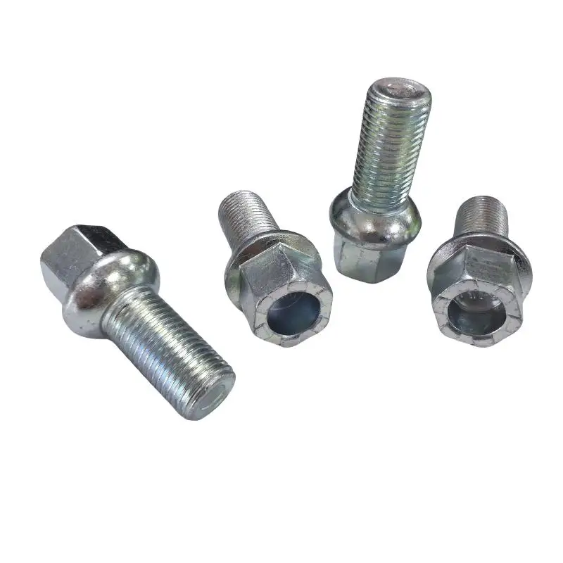 

4PCS Auto DIY Accessories For Beetle Golf Jetta A5 Q2 Fabia M14x1.5 28mm Thread Radius Car Wheel Bolts Lug Nuts
