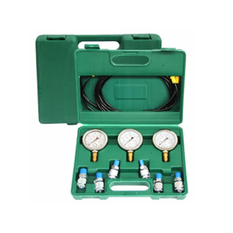

Hydraulic Pressure Test Kit 25/40/60MPa with 3 Pressure Gauge 6 Test coupling
