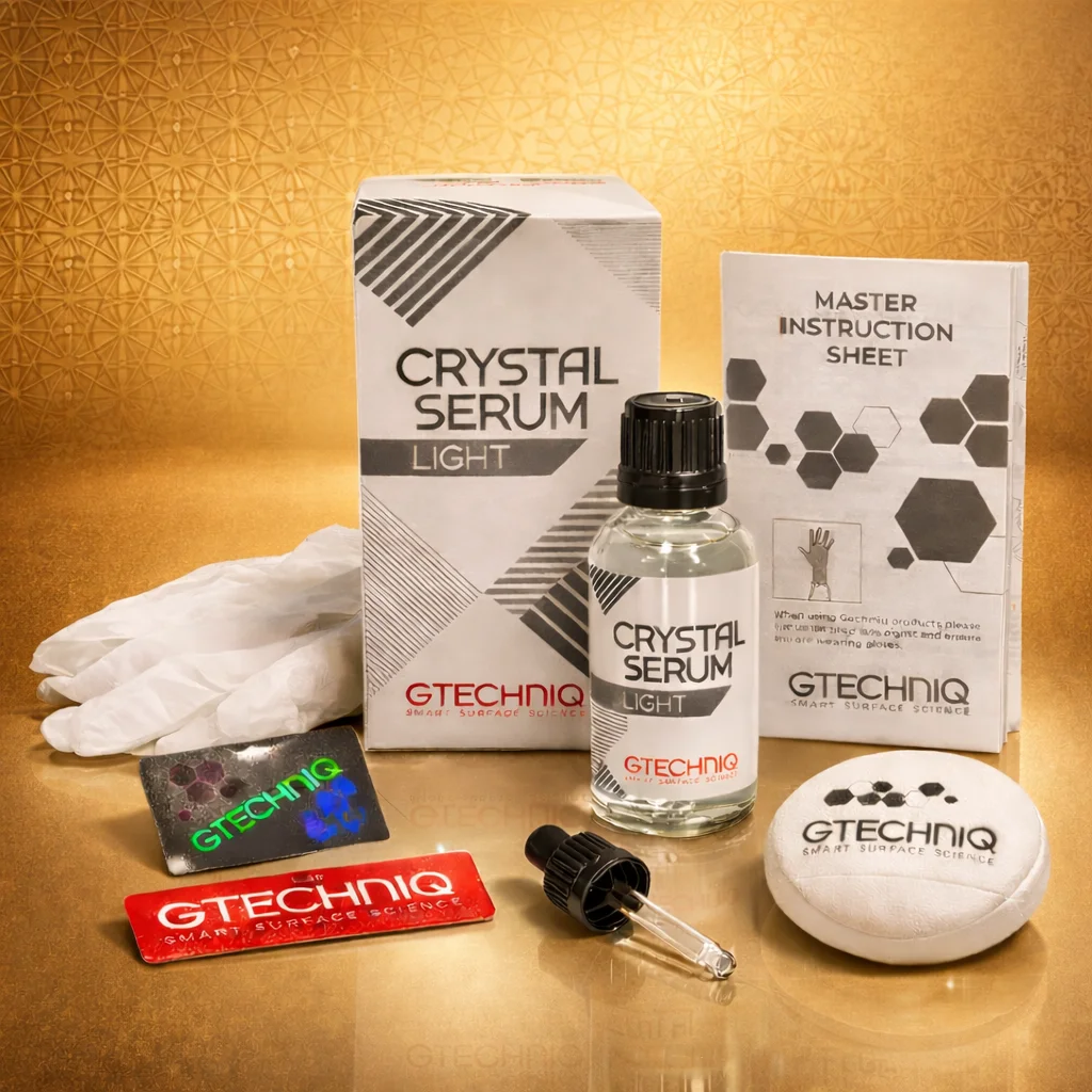 

GTECHNIQ Crystal Serum Light (30 мл) - Премиальное керамическое покрытие для стойкого блеска