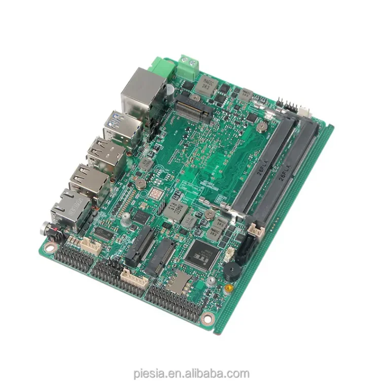 China Factory Intel Low Power DC9-36V J6412 Single Motherboards PC 6COM RS232/485 2LAN EDP/LVDS Industrial 3.5inch Motherboard