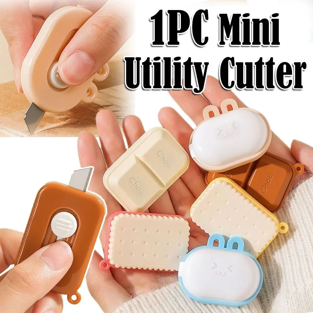 Tragbarer, einziehbarer Utility-Schneider, Mini-Multifunktions-Boxöffner, Brieföffner, Schulbürobedarf