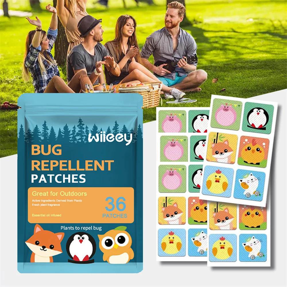 

Body Care Patch Gentle Herbal Fresh Waterproof Refreshing Portable Skin Care Patch for Home and Travel