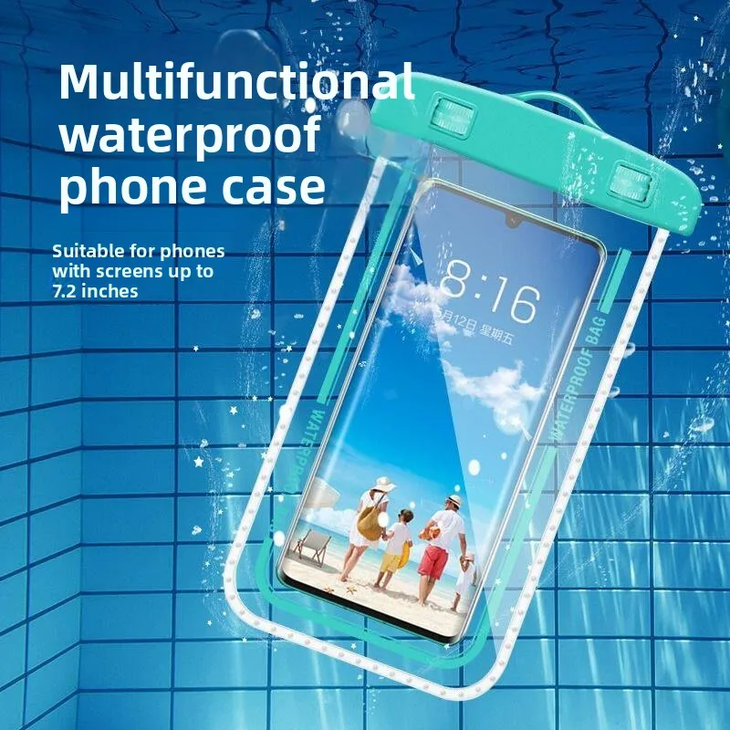 

Waterproof Touchscreen Phone Bag for Swimming And Diving in Delivery Rider Equipment Dive Seal Bag Mobile Phone Case