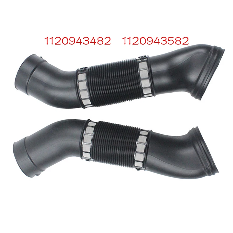 1120943782 1120943682 2PCS Air Intake Duct Hose 1120943482 1120943582 for Mercedes W220 S280 S320 S350 W211 E240 E320 2003-2008