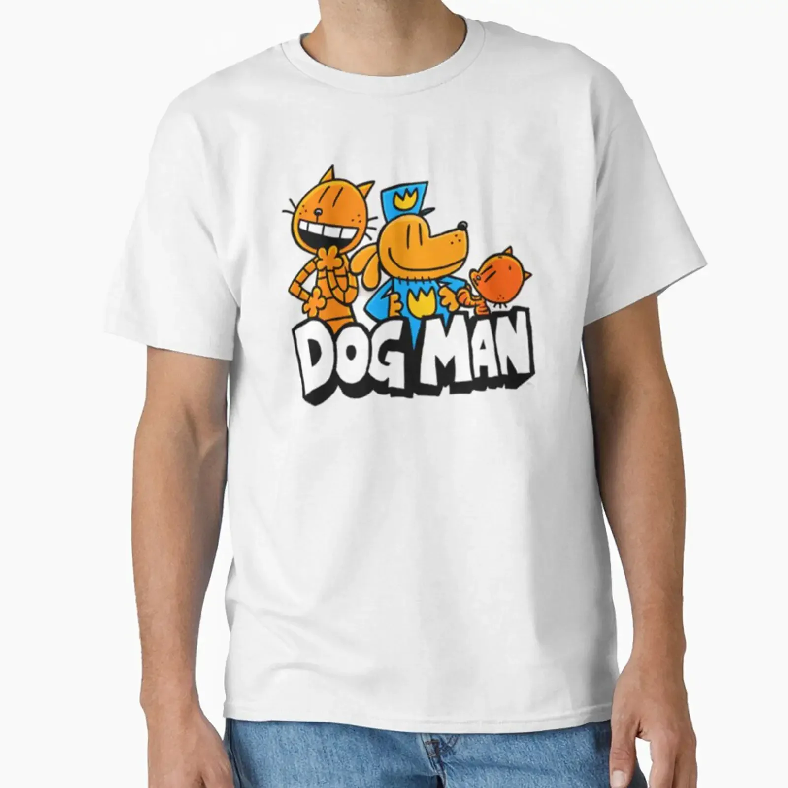 DOG MAN designed and sold by Sector 99 vintage Washed designer clothes Top For Everyday Wear streetwear Slightly fashion
