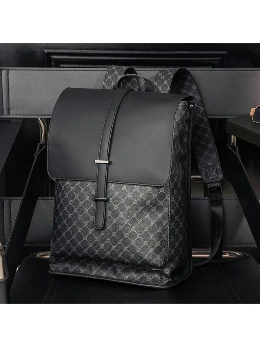 

Mens Geometric Pattern Backpack For Daily Commute Travel Shopping