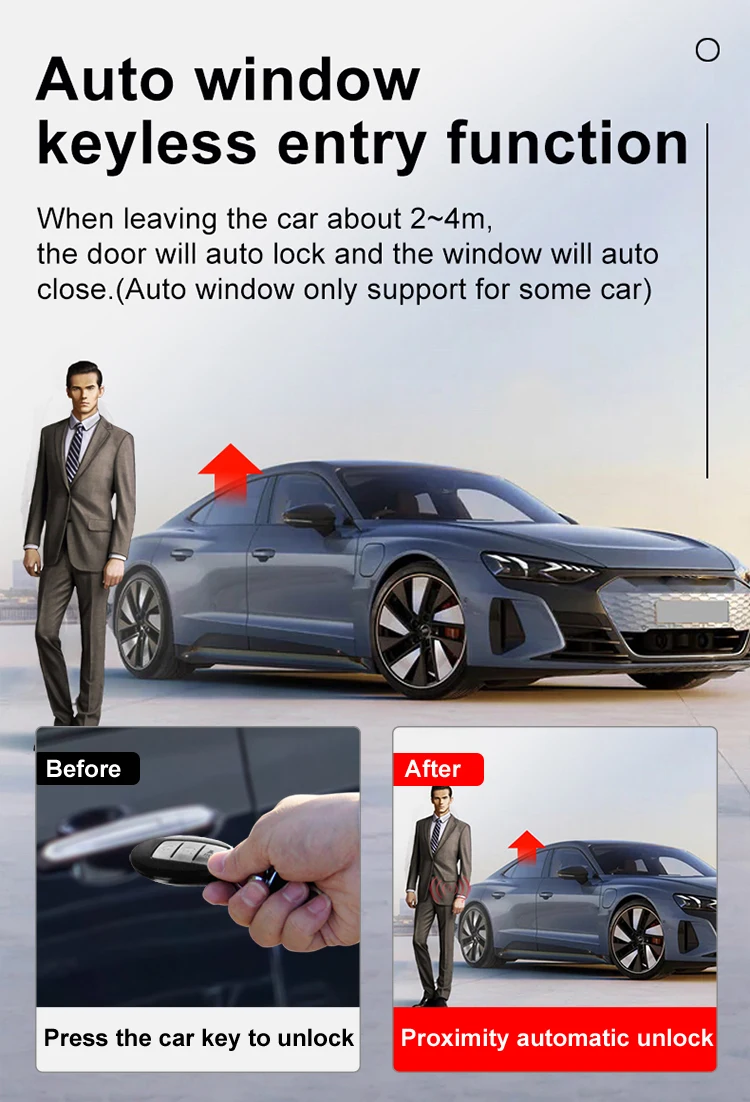 MA100 Universal Modified Remote Smart LCD Key Screen Display For BMW ForAudi For Hyundai For Kia Keyless Entry Auto Lock