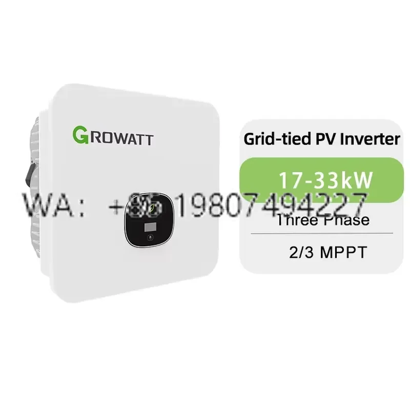 for Growatt On Grid Inverter MOD 17-33KTL3-X3 17kw 20kw 25kw 30kw 33kw Three Phase Solar Power Converter