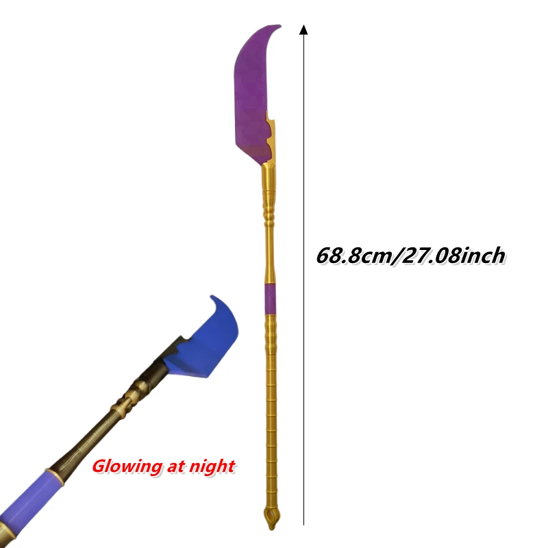 سيف Kpop رومي مع رمز ملابس شيطان لعب الأدوار الصيادين السيف تأثيري الدعامة النساء الرجال هالوين كرنفال زي الملحقات