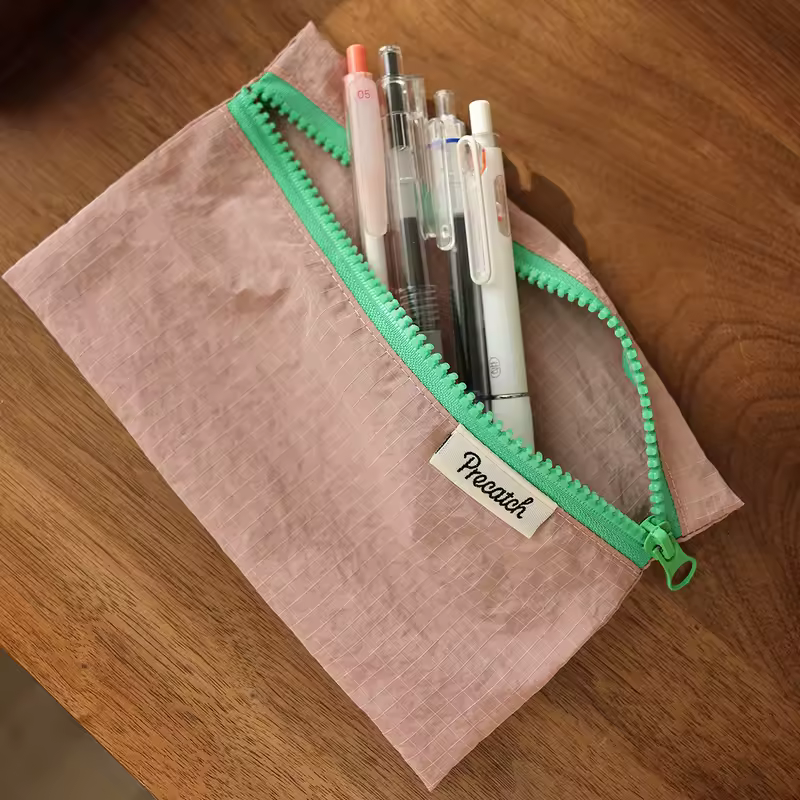 Multifunctional Lightweight Pouch For Eyebrow Pencil,Stationery,Jewelry,Documents And Small Change,Macaron Color,For Women - Image 5