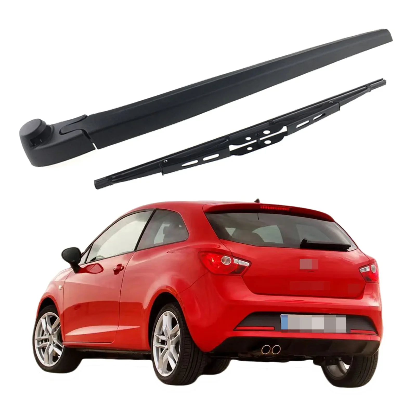 

Rear Windshield Windscreen Washer Wiper Arm Blade Set For Seat Ibiza 6L 6J 2006-2012 Car Accessories Accsesories