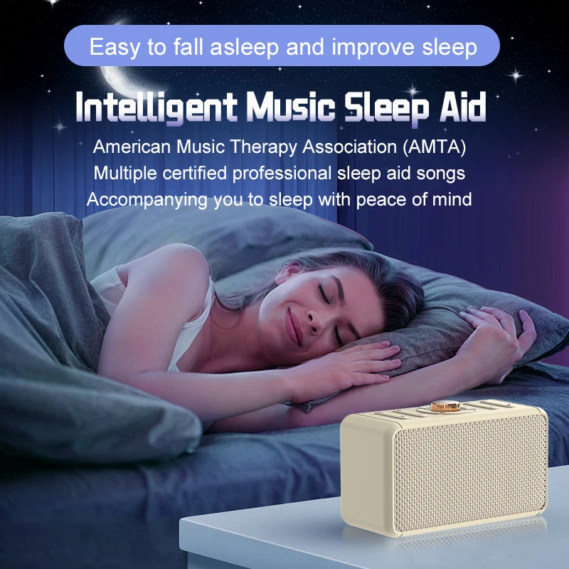 Portable Baby Sleep Machine Desktop White Noise Sound Machine for Baby and adult Sleeping 18 Soothing Sounds 15/30/60min Timer