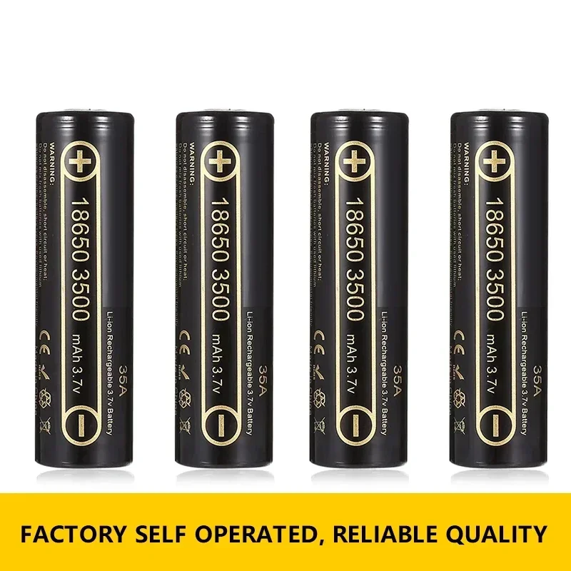 Bestselling Brand 18650 Battery Free Shipping 35E Li-ion 3.7V 3500mAh+Charger RechargeableBattery Suitable Screwdriver Battery